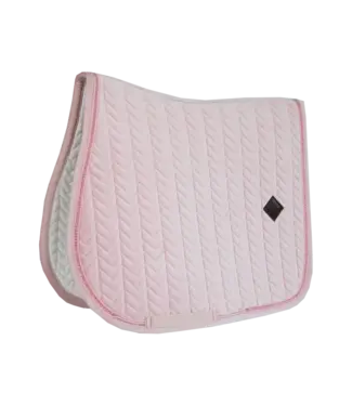 Kentucky Horsewear Tapis de Selle Velvet Pearls Soft Rose Jumping