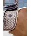 Kentucky Horsewear Saddle Pad Beige Velvet Pearls Jumping