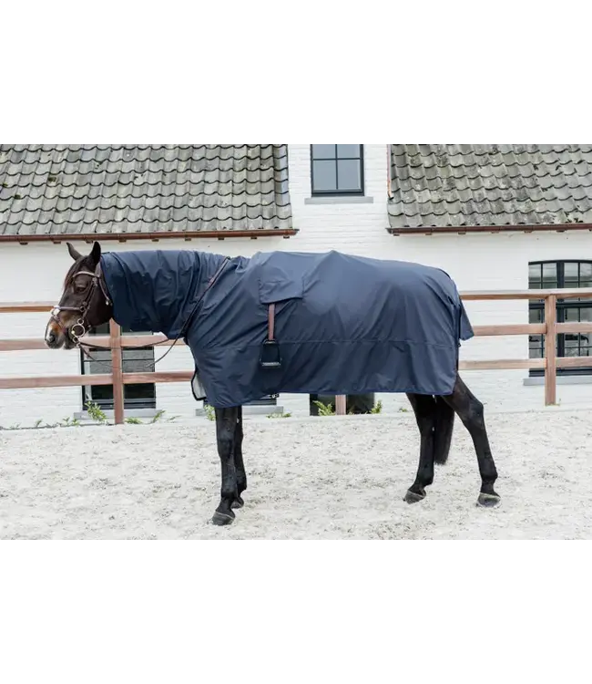 Kentucky Horsewear Horse Raincoat Hurricane w/Stirrups Holes