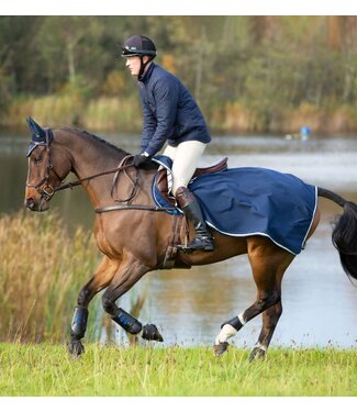 Horseware Couvre-Rein de Compétition Navy Imperméable en Fleece