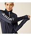 Ariat Sweatshirt Tek Team 1/2 Zip Ombre Blue Heather