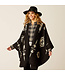 Ariat Delta Poncho Black Summer Sand