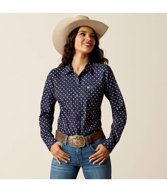 Ariat Chemise Western Kirby Pro Zona Geo Print Navy