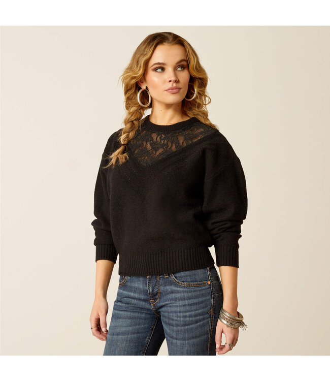 Ariat Black Magnolia Sweater