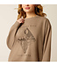 Ariat Dark Khaki Western Days Oversized Sweatshirt