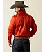 Ariat Team Logo Twill Classic Fit Dark Orange Shirt