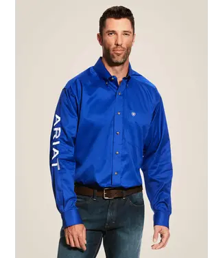 Ariat Team Logo Twill Classic Fit Ultra Marine Shirt