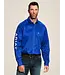 Ariat Team Logo Twill Classic Fit Ultra Marine Shirt