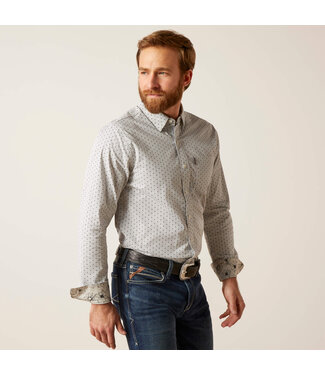 Ariat Maddox Stretch Modern Fit Grey Shirt