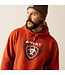 Ariat Forest Badge Dark Orange Hoodie