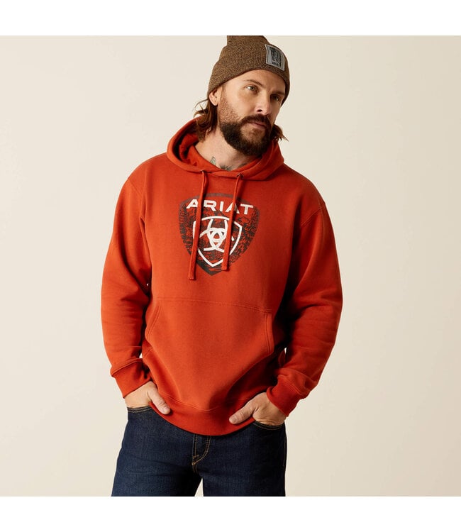 Ariat Forest Badge Dark Orange Hoodie