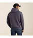 Ariat Hoodie Southwestern Longhorn Odyssey Grey