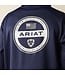 Ariat Tek Fleece 2.0 American Circle Navy Heather Hoodie