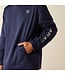 Ariat Hoodie Tek Fleece 2.0 American Circle Navy Heather