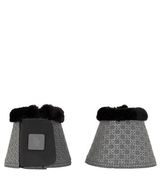 BR Equestrian Cloches Over Reach Fur Fae Boots Quiet Shade