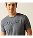 Ariat Chandail à Manches Courtes B&W Logo Athletic Heather