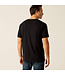 Ariat B&W Logo Athletic Black T-Shirt