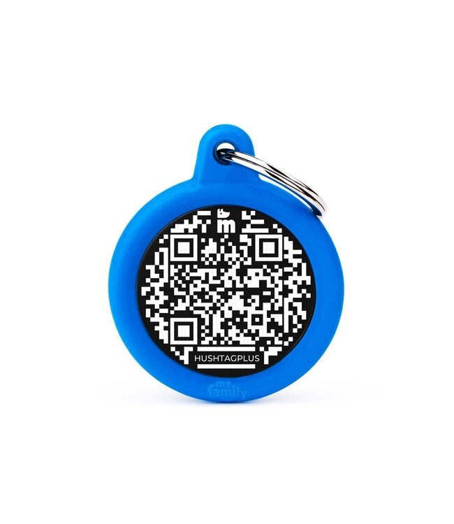 MyFamily Médaille HushTag Circle QR Code