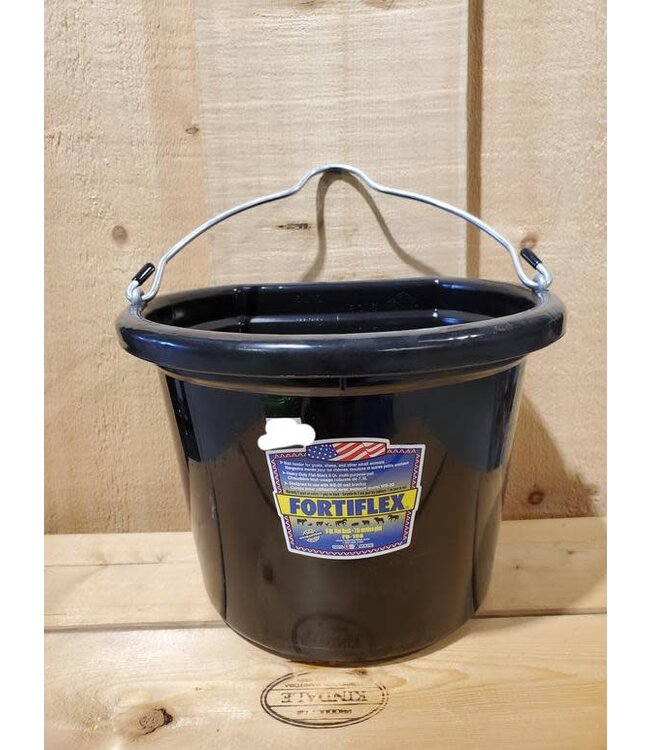 FORTIFLEX - Flat-back bucket - Dark colors - Paddock Animal & Co