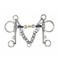 Shires Equestrian Pelham bleu Iron double brisure