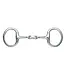 Shires Equestrian French link Eggbutt Double curved bit