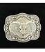 M&F Western Products Boucle de Ceinture Antique Steer Skull