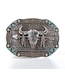 M&F Western Products Skull Arrow Feather Belt Buckle