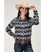 Roper Aztec Printed Rayon Western Shirt