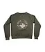 Shack Story Army Green Bull Rider Crewneck