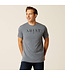 Ariat Chandail à Manches Courtes B&W Logo Athletic Heather