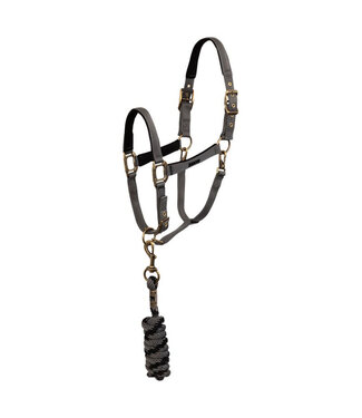 ANKY Suede Lining Thunderstorm Halter & Lead Rope ATH24