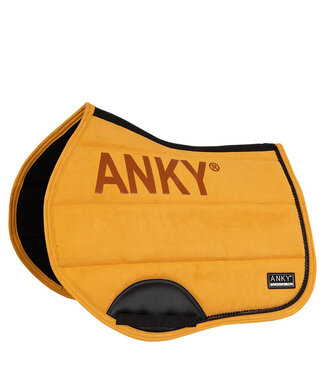 ANKY Saddle Pad Spruce Yellow Jumping Suede XB24