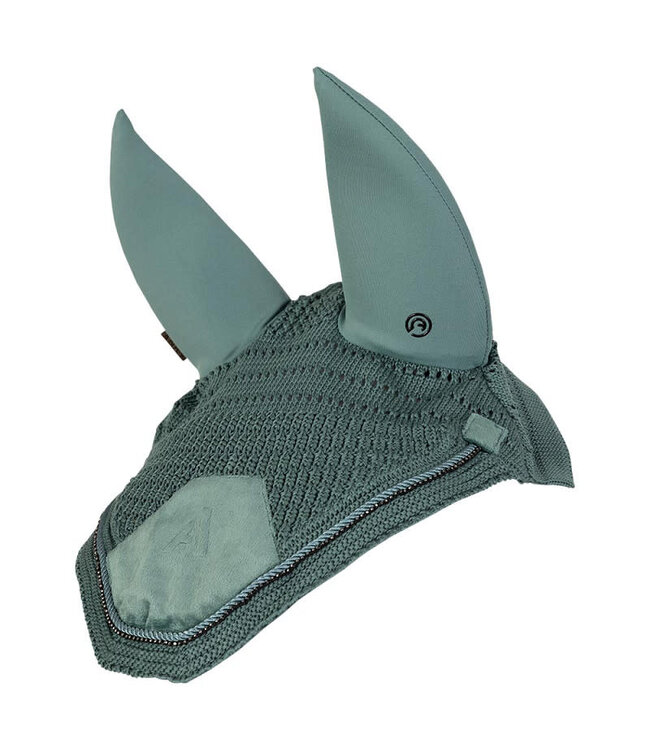 ANKY Knitted Fabric Ear Bonnet Velvet Silver Pine ATB24