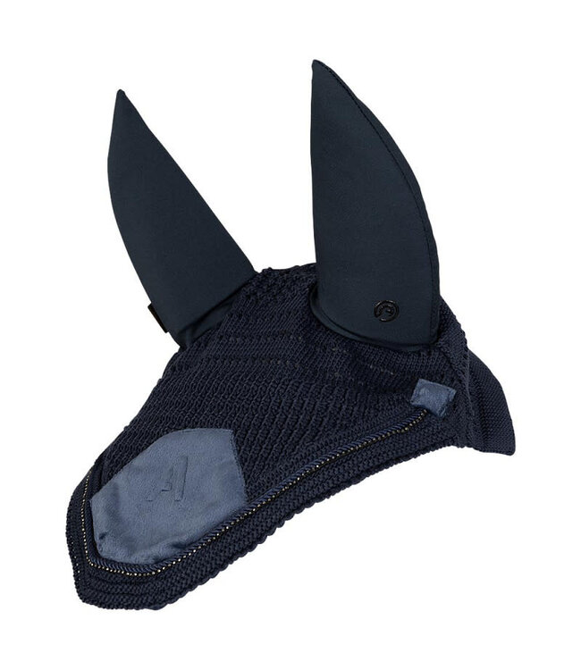 ANKY Knitted Fabric Ear Bonnet Velvet Mood Indigo ATB24