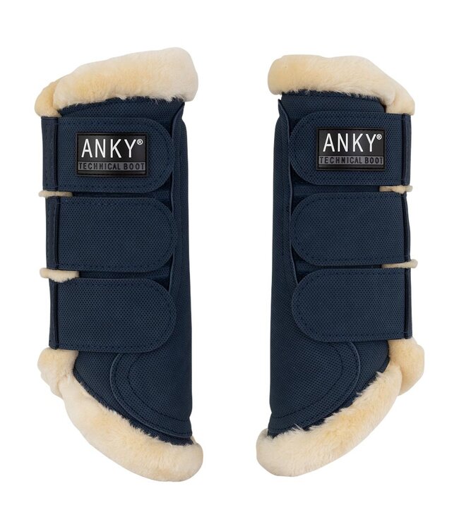 ANKY Dressage Proficient Dark Navy Boots w/Fur