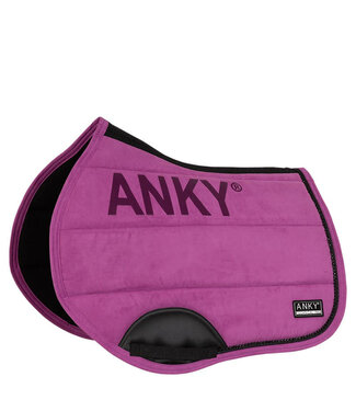 ANKY Saddle Pad Striking Purple Jumping Suede XB24