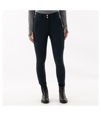 BR Equestrian Softshell Riding Froukje Carbon Breeches Full Seat