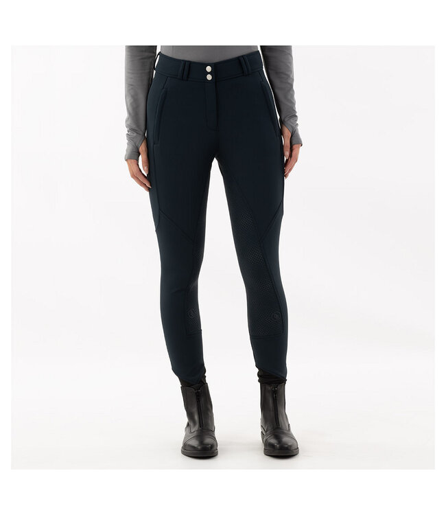 BR Equestrian Softshell Riding Froukje Carbon Breeches Full Seat