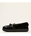 Ariat Black Cowprint Moccasin Slipper
