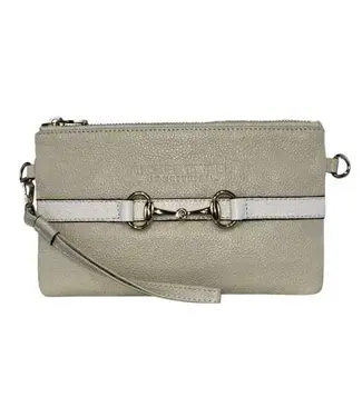 Tucker Tweed Equestrian The Wellington Wrislet - Sand/White