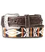 Ariat Ceinture Western Brown Floral Inlay