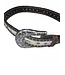 Nocona Calf Hair with Crystal Studs Western Belt