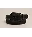 Nocona Black Rhinestones Accents Western Belt