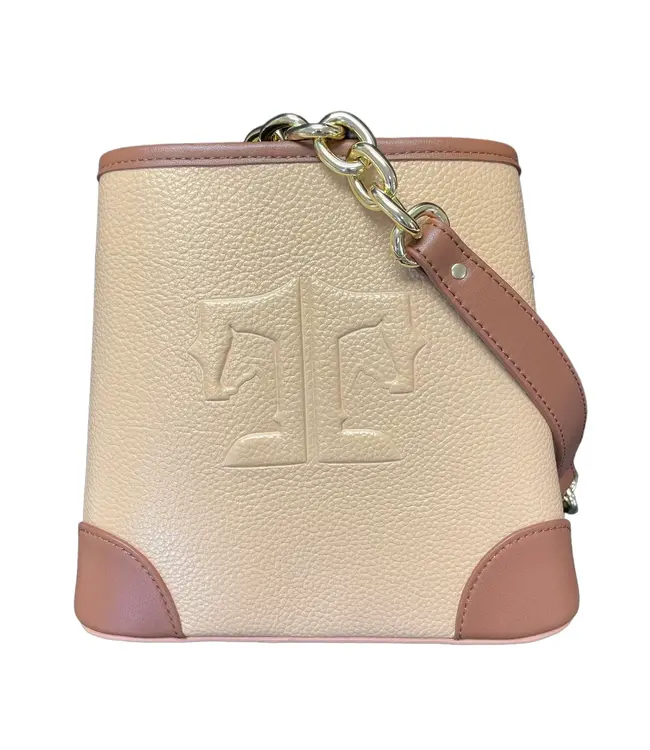 Tucker Tweed Equestrian The Shetland Bag (small) - Camel/Saddle Brown