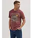 Wrangler T-Shirt Mountain Sun Original Red Heather
