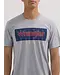 Wrangler Kabel Logo T-Shirt in Ultimate Gray Heather