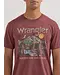 Wrangler Mountain Sun Graphic T-Shirt in Red Heather
