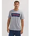 Wrangler Kabel Logo T-Shirt in Ultimate Gray Heather