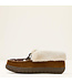 Ariat Brown Cowprint Moccasin Bootie Slipper