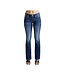 MISS ME Intricate Wing Mid-Rise Bootcut Jeans